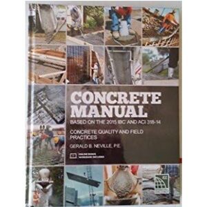Concrete Manual by Gerald B. Neville - Gray Cover